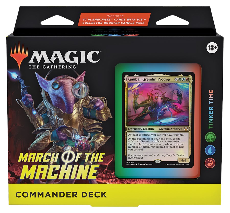 Tinker Time Deck Reveal!  March of the Machine Preconstructed Commander  Deck 