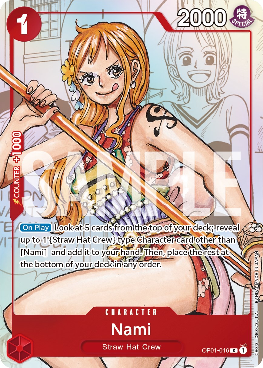 Nami - OP01-016 (Alternate Art) - One Piece Promotion Cards - One Piece  Card Game