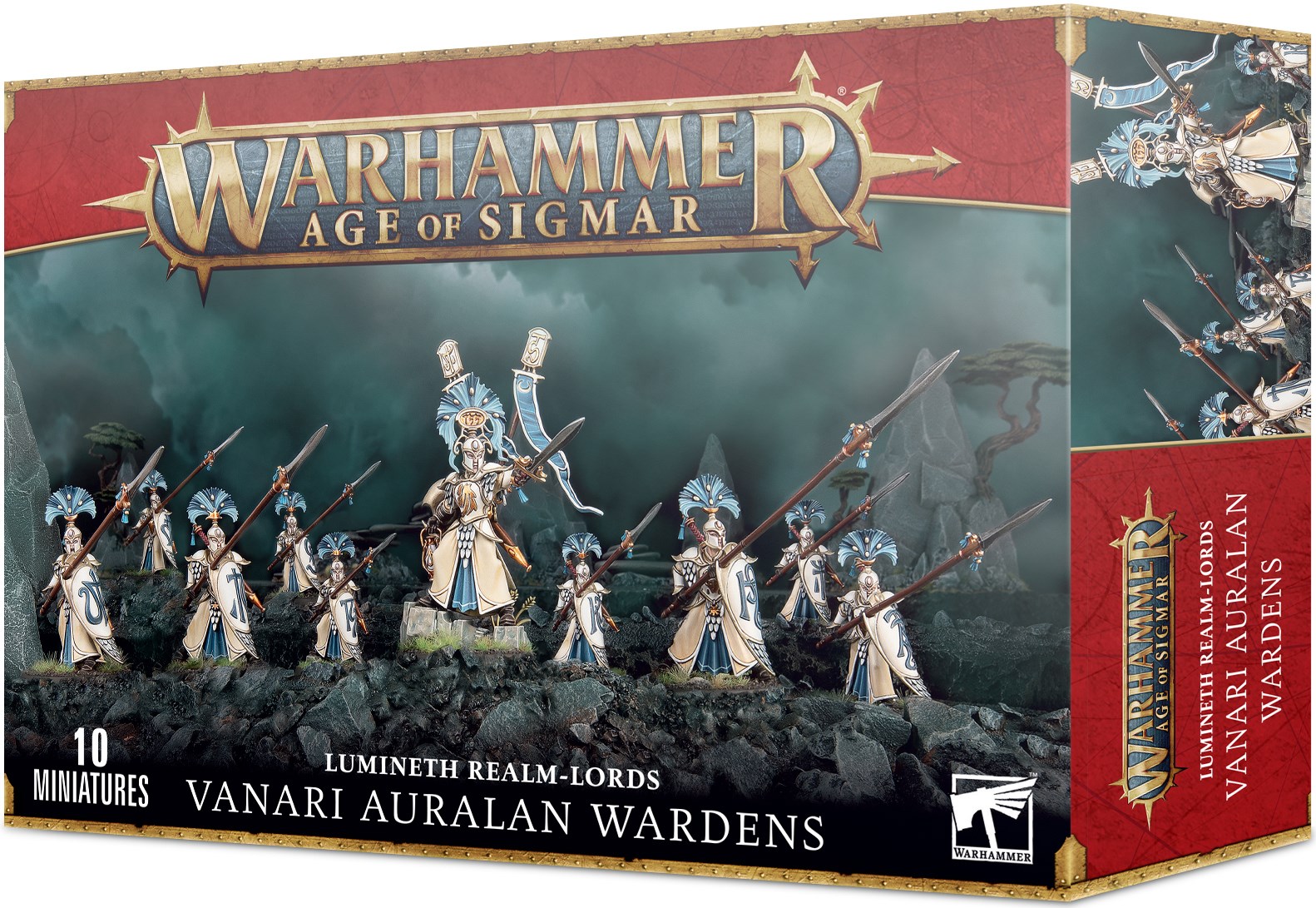 Warhammer Age of Sigmar RealmLords Vanari Auralan Wardens Warhammer Plastic Box