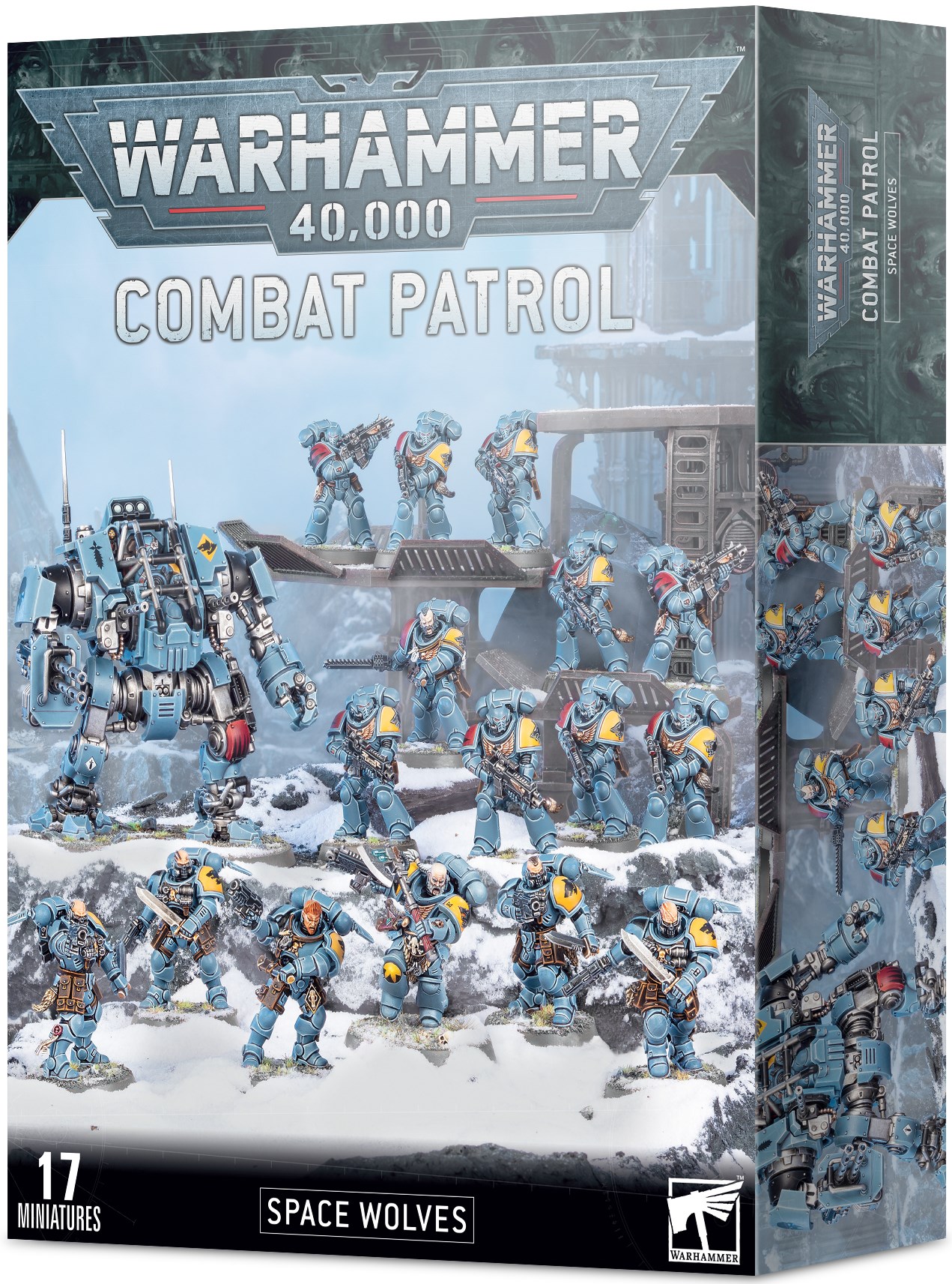 Warhammer: 40K - Combat Patrol: Space Wolves - Warhammer Plastic Box ...