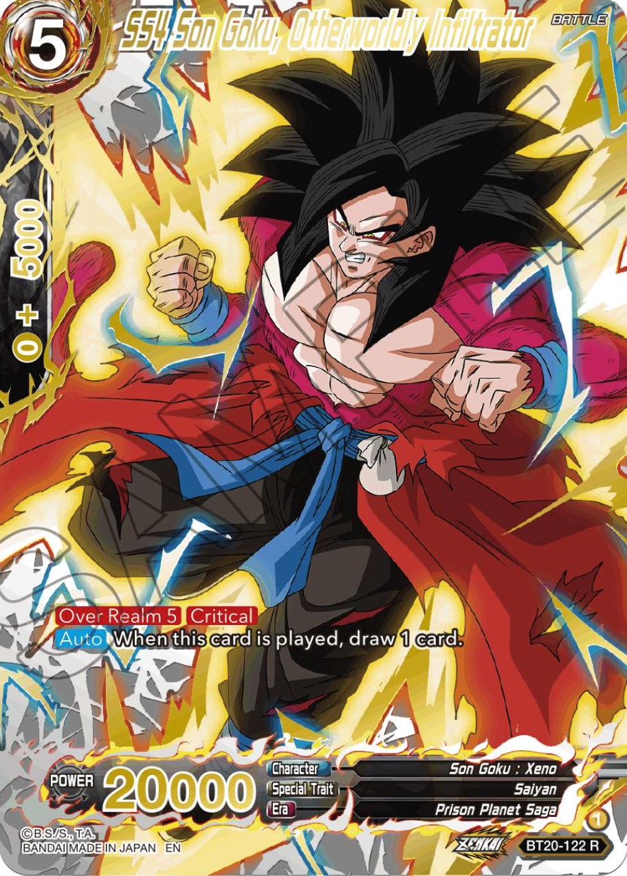 Son Goku // SS4 Son Goku, Betting It All (BT20-054) [Power Absorbed Pr