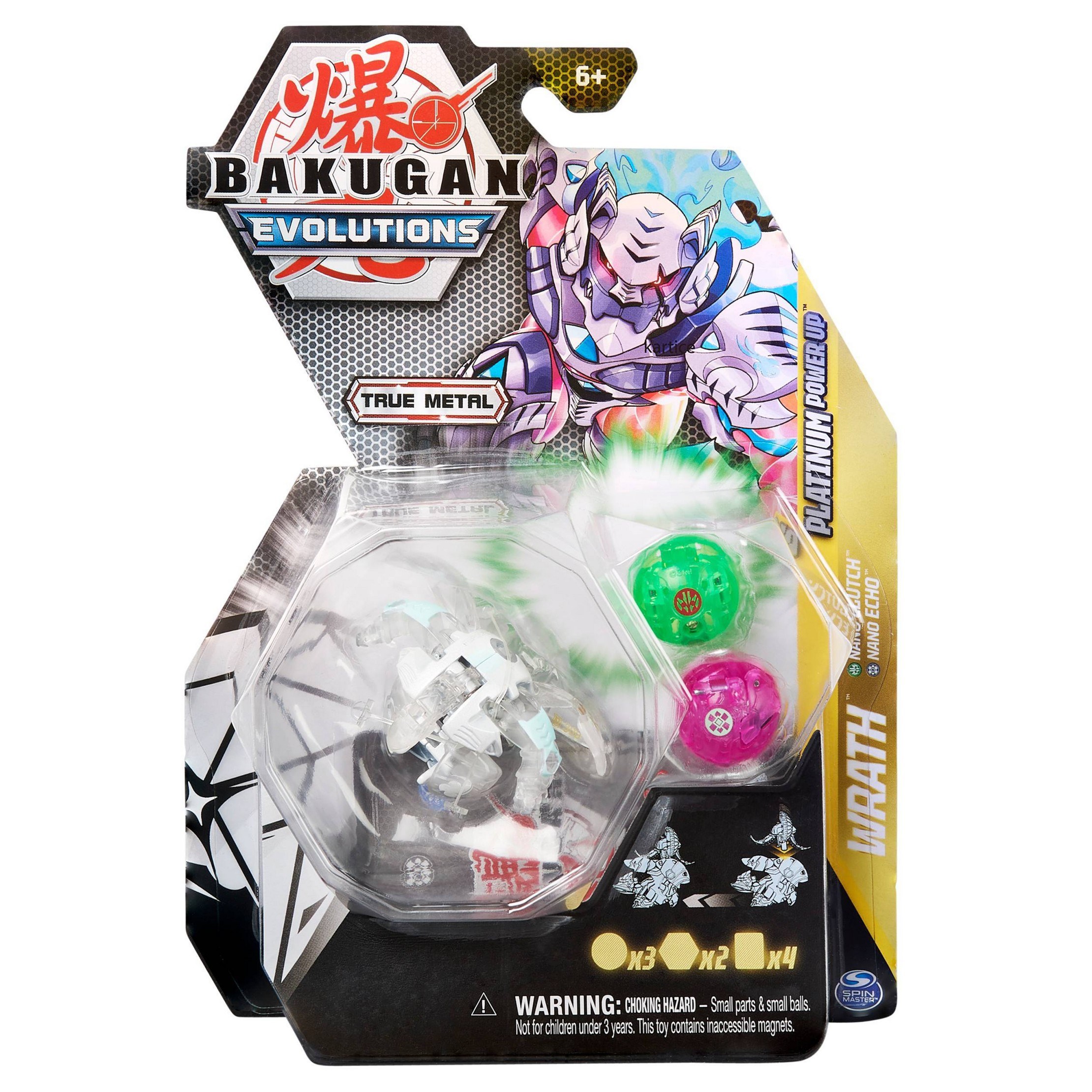 BAKUGAN Evolutions – Pack of 1 Power Up Season 4-1 Metal Ball, 2 Nanogans, 2 Bakucores and 4 Collection Cards – Cartoon Toy for Children Age 6 and Above – Random Model BAKUGAN Evolutions – Pack of 1 Power Up Season 4-1 Metal Ball, 2 Nanogans, 2 Bakucores and 4 Collection Cards – Cartoon Toy for Children Age 6 and Above – Random Model