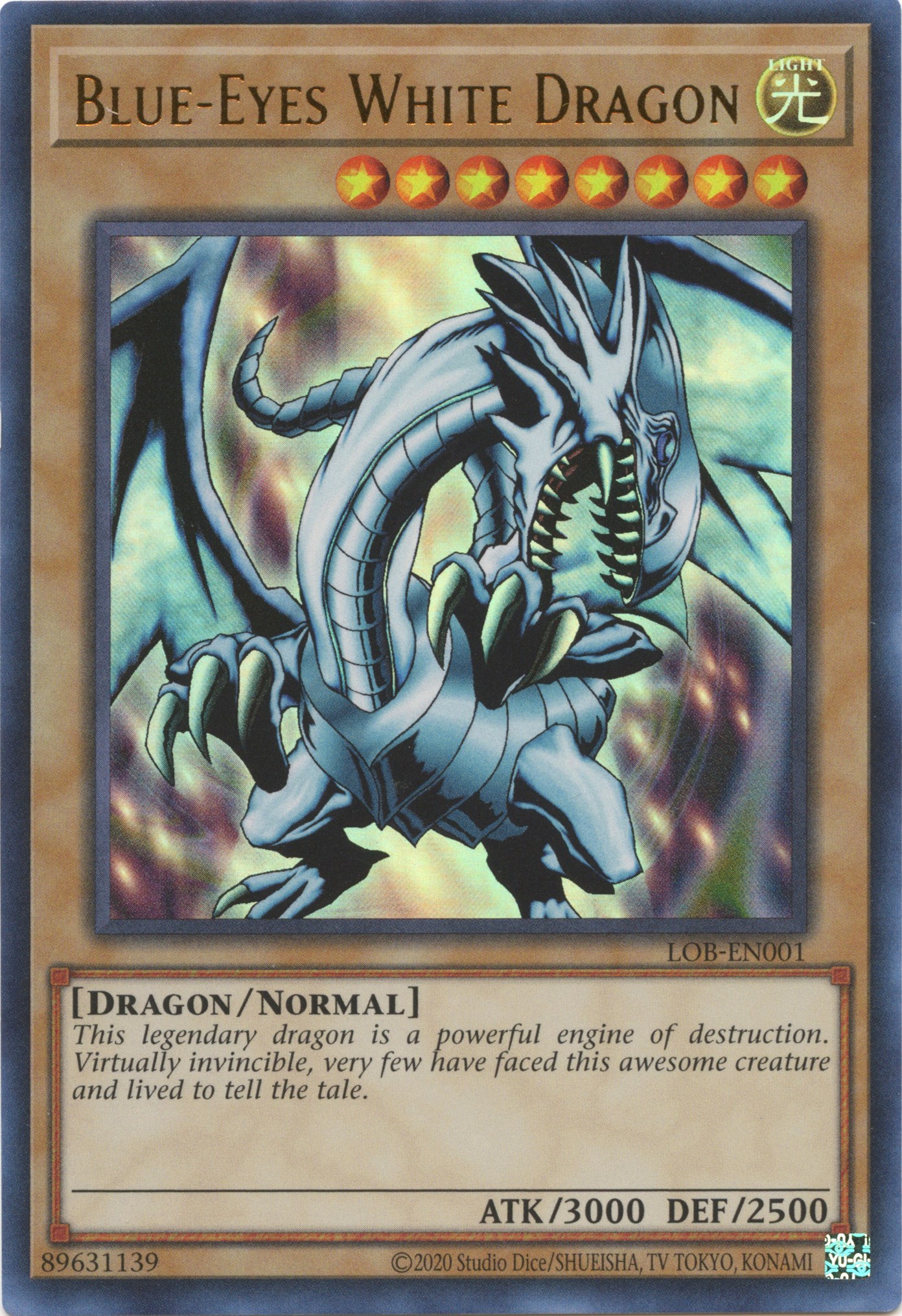 Blue-Eyes White Dragon - Legend of Blue Eyes White Dragon (25th Anniversary  Edition) - YuGiOh