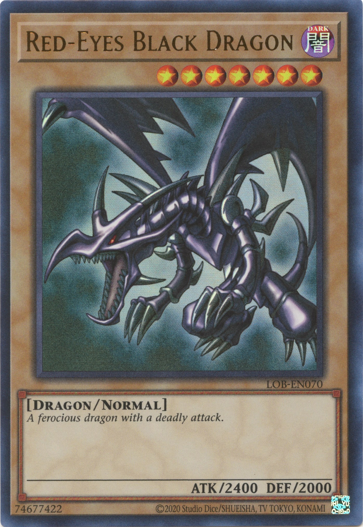 Red-Eyes Black Dragon - Legend of Blue Eyes White Dragon (25th