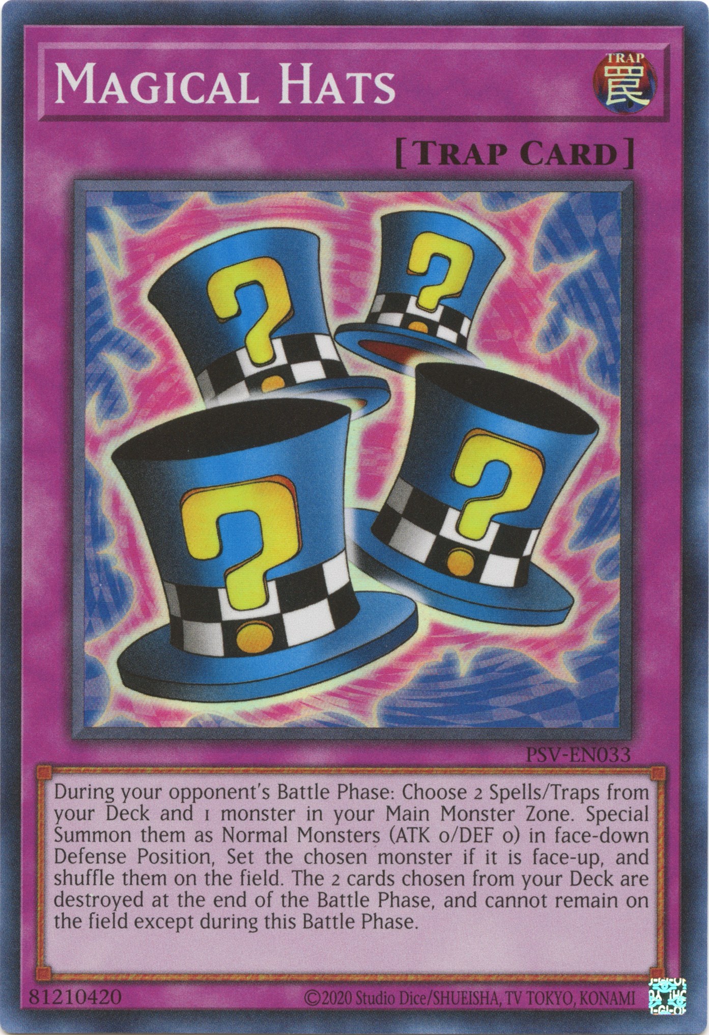 Magical Hats - Pharaohs Servant (25th Anniversary Edition) - YuGiOh