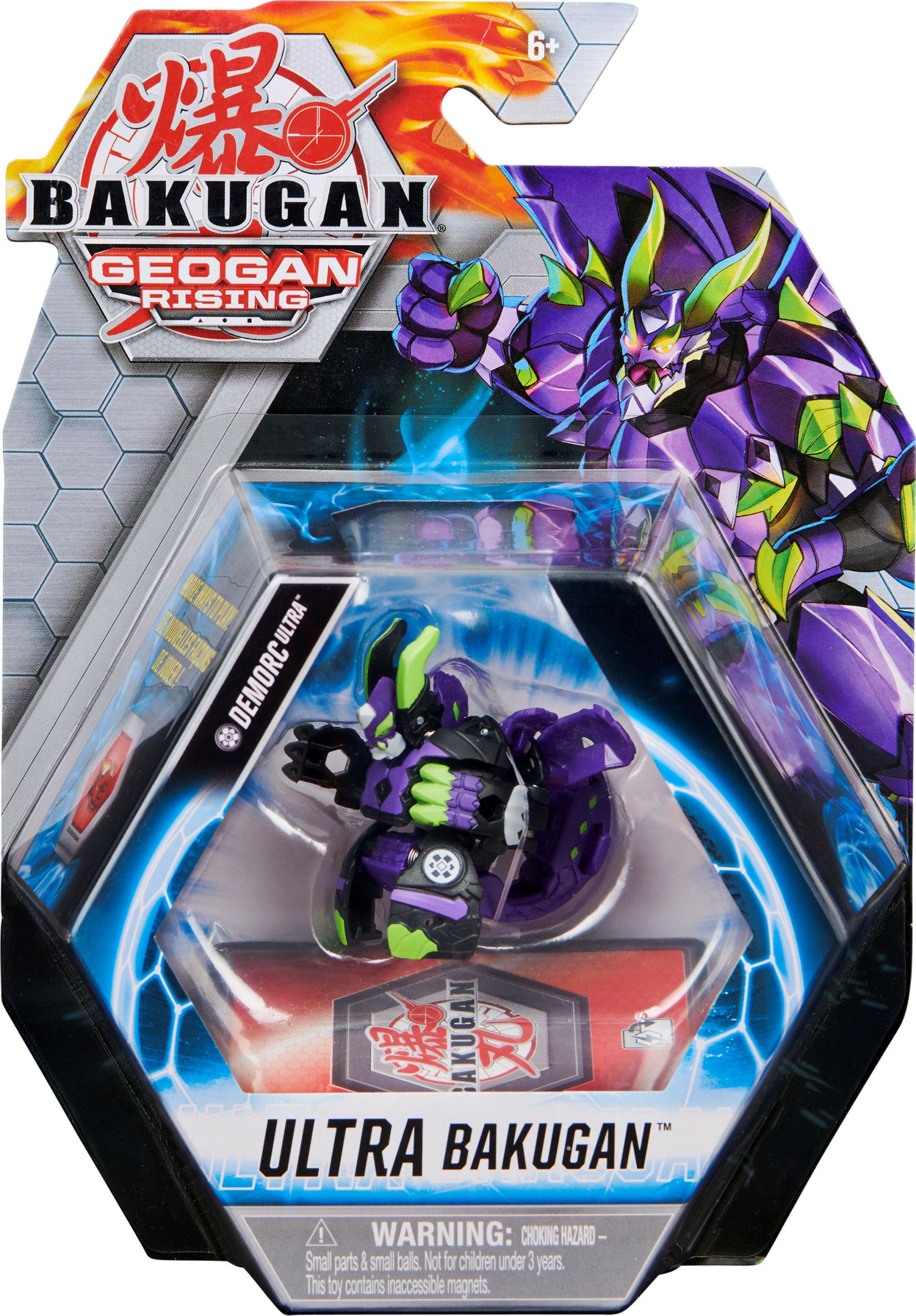 Bakugan Ultra Single Pack Darkus Demorc Ultra Geogan Rising