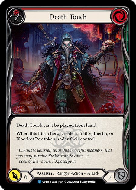 Death Touch (Red) - Outsiders - Flesh and Blood TCG