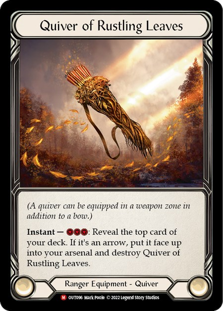 Quiver of Rustling Leaves - Outsiders - Flesh and Blood TCG