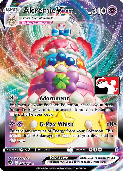 Alcremie VMAX card artwork