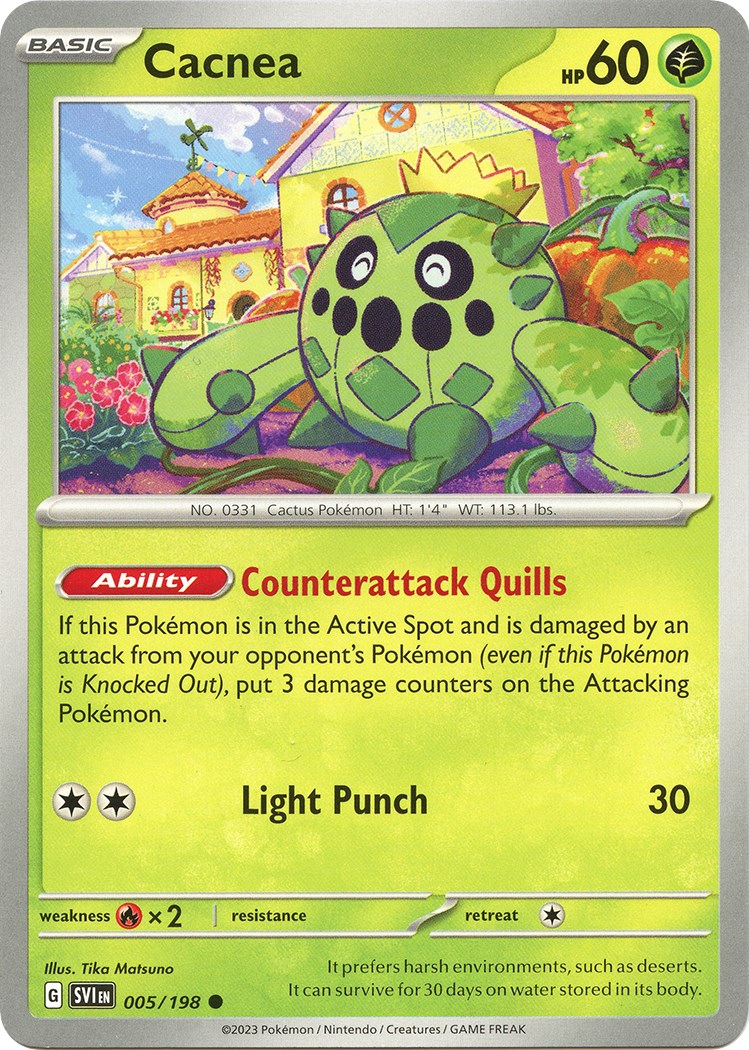 Cacnea card artwork