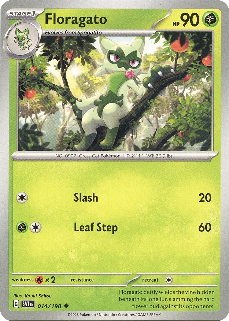 Pokemon Trading Card Game SV1a 006/073 C Floragato (Rank A)