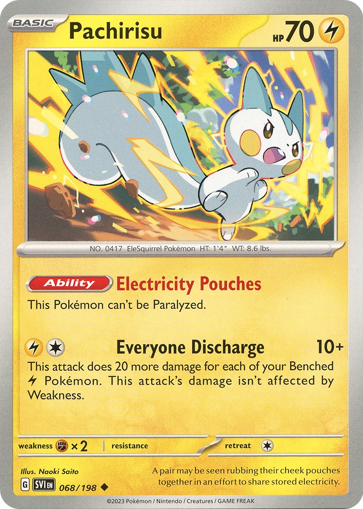 Pachirisu card artwork