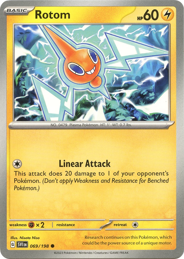 Rotom card artwork