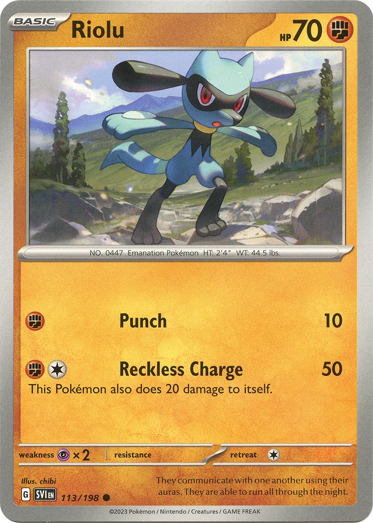 Riolu card artwork