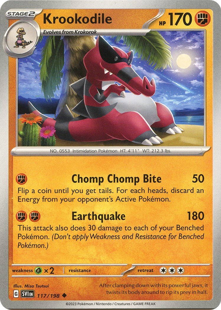 Pokemon Krookodile Card