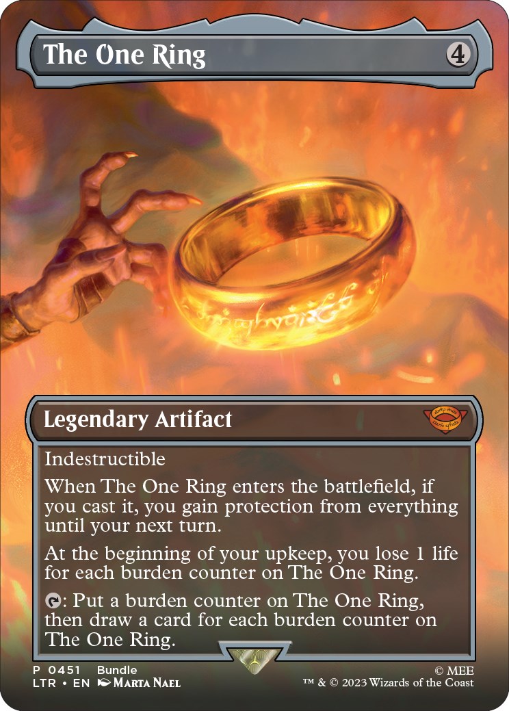 The One Ring (Borderless) (LTR Bundle) - Unique and Miscellaneous 