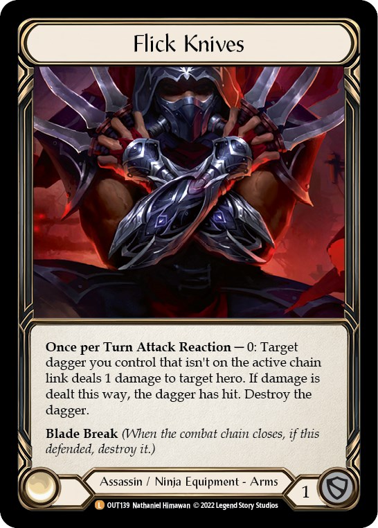 Flick Knives - Outsiders - Flesh and Blood TCG