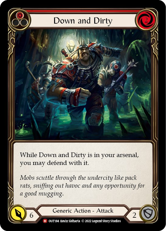 Down and Dirty - Outsiders - Flesh and Blood TCG