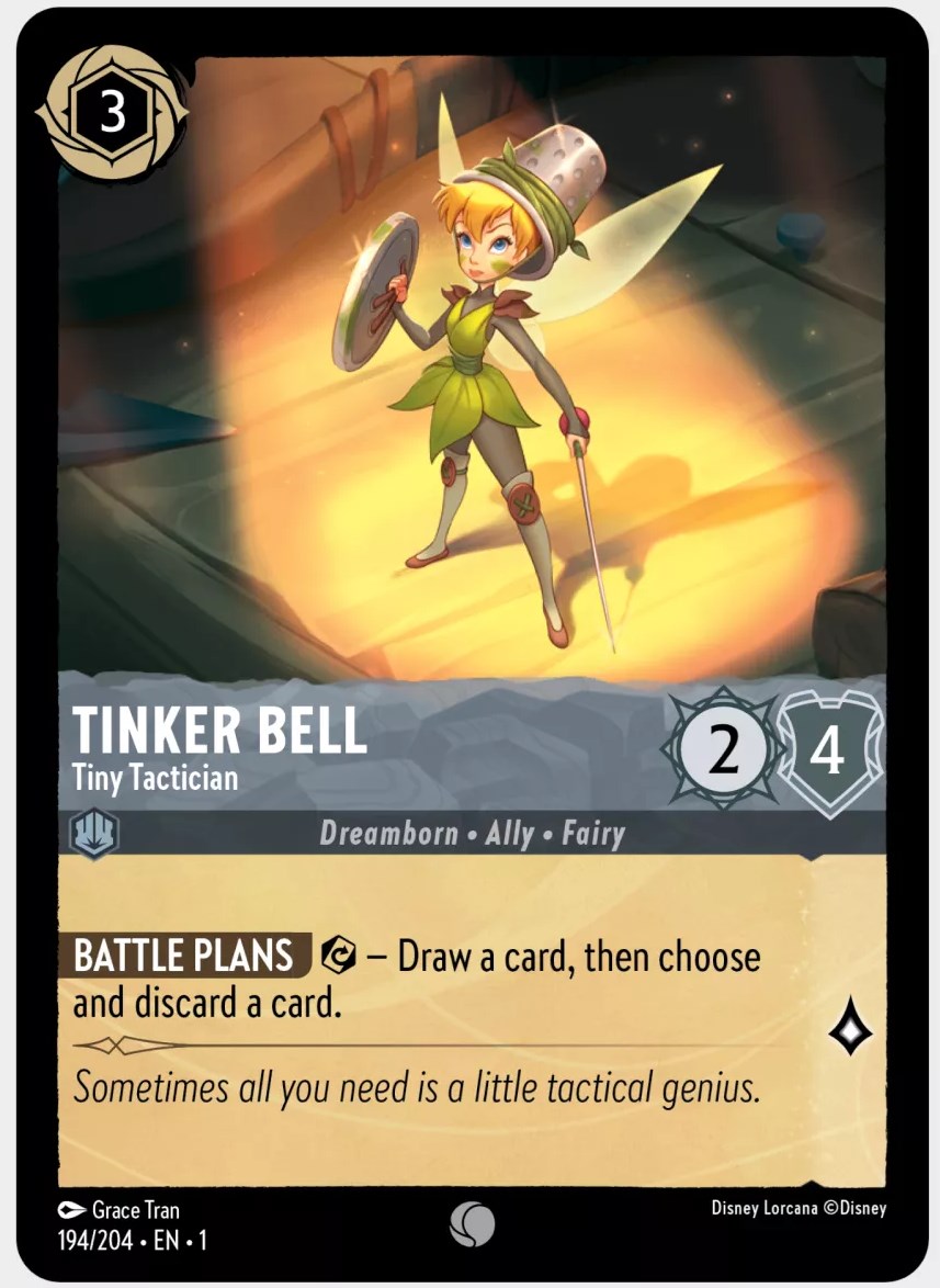 Tinker Bell - Tiny Tactician - The First Chapter - Disney Lorcana