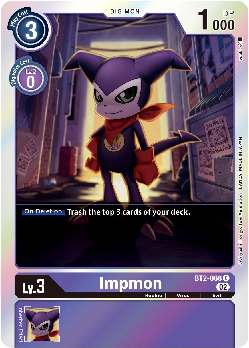 Impmon - BT2-068 (Alternate Art)