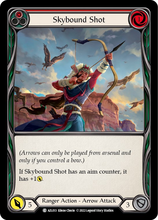 Skybound Shot Red Blitz Deck Outsiders Azalea Flesh And Blood Tcg