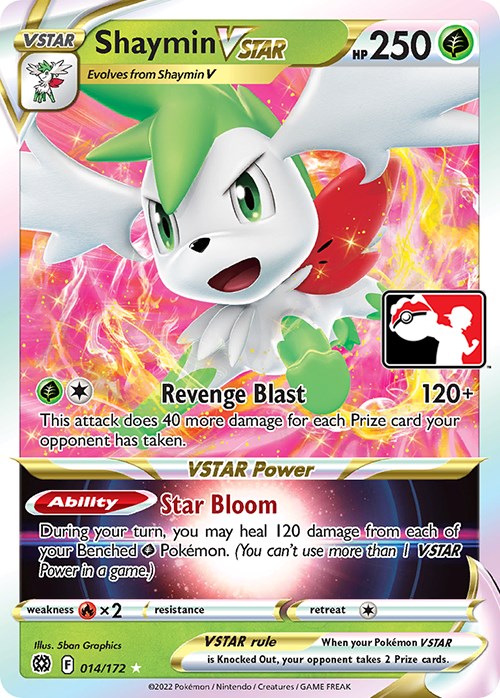 Shaymin VSTAR card artwork