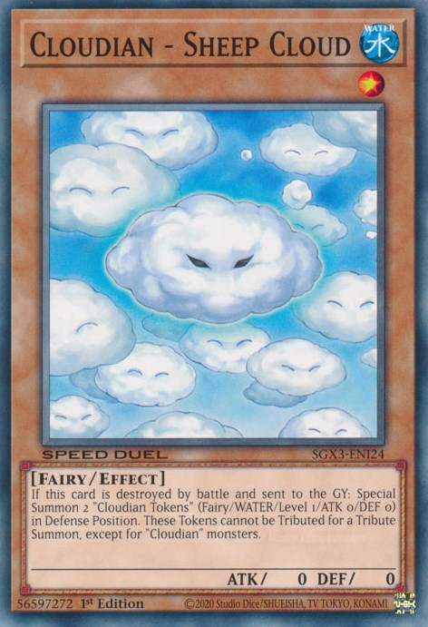 Cloudian - Sheep Cloud - Speed Duel GX: Duelists of Shadows - YuGiOh