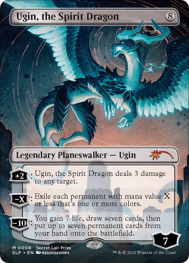 Ugin, the Spirit Dragon Secret Lair Showdown Magic The Gathering