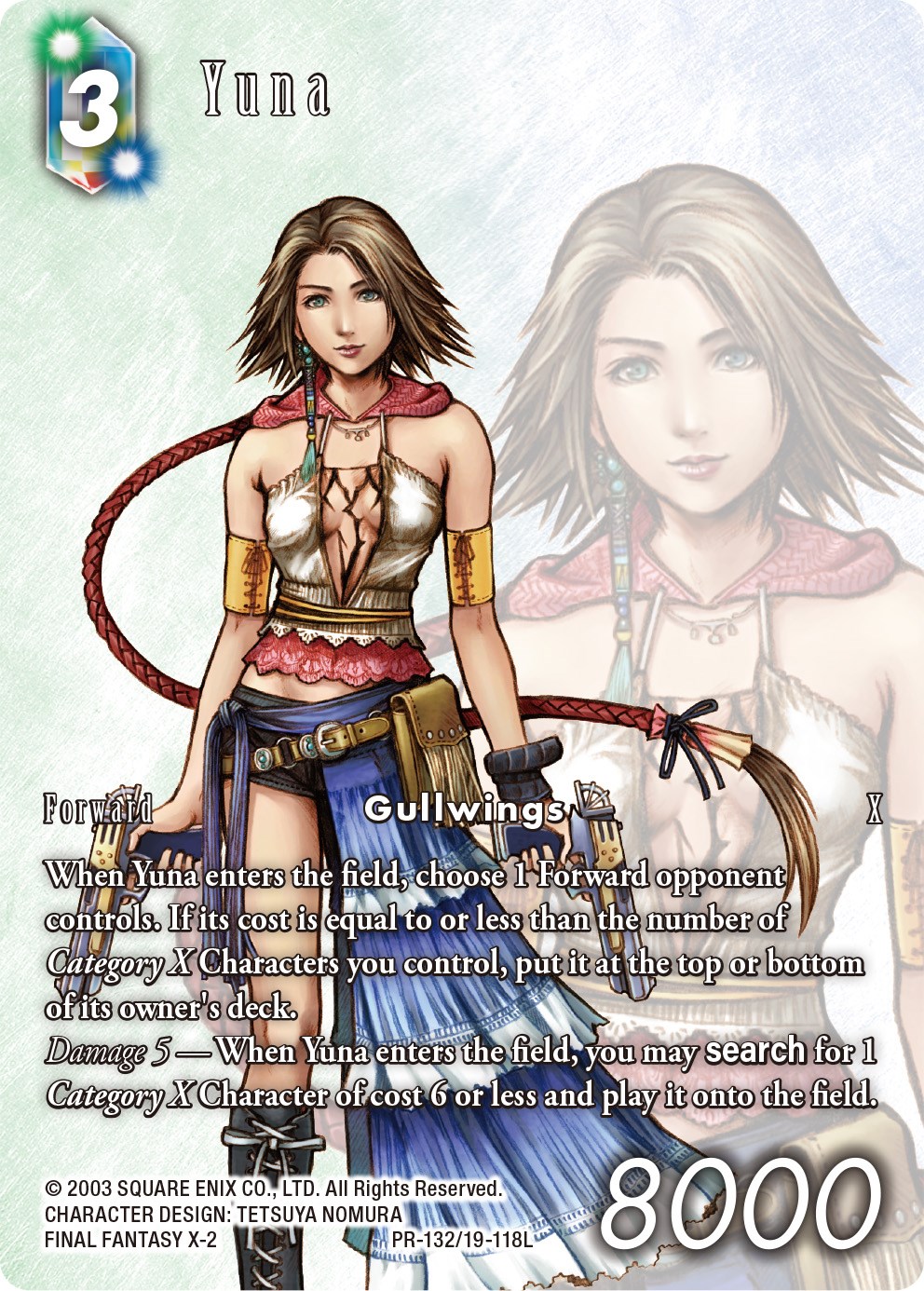 Yuna (From Nightmares Buy A Box Promo) FF Promo Cards