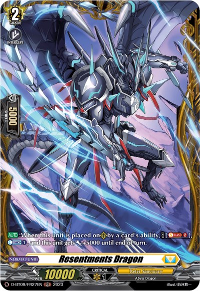 Resentments Dragon (FR) - Dragontree Invasion - Cardfight Vanguard