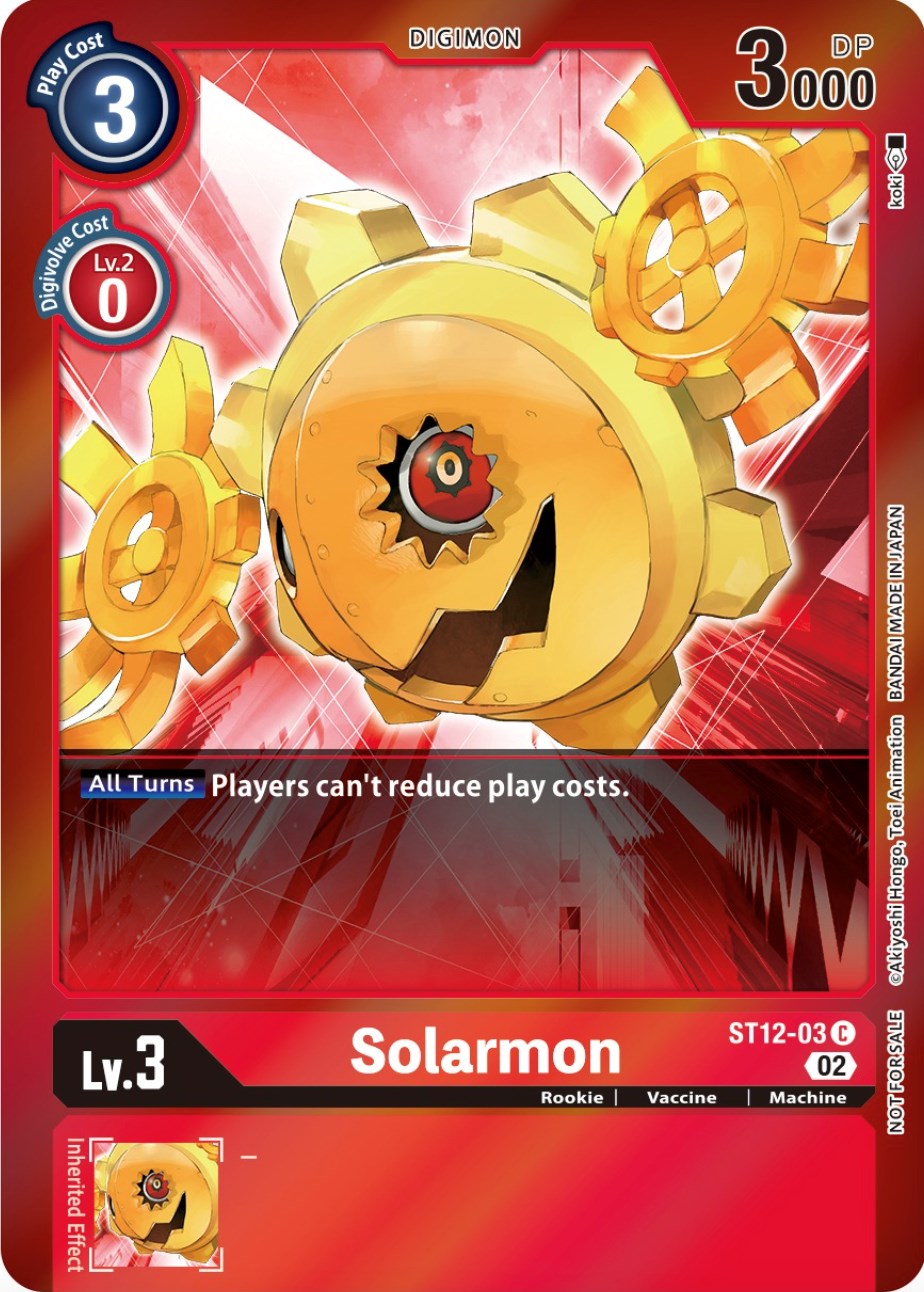 Solarmon Event Pack 4 Starter Deck 12 Jesmon Digimon Card Game