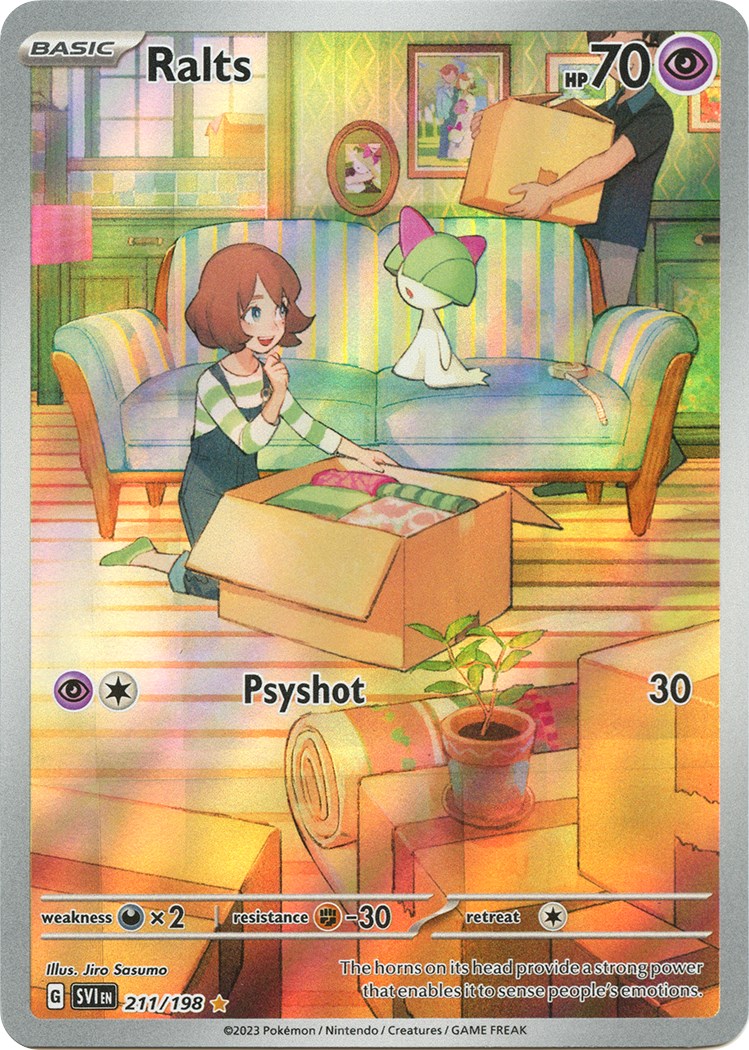 Pokemon - Gardevoir ex - 245/198 - Scarlet & Violet Special Illustrator  Card NM