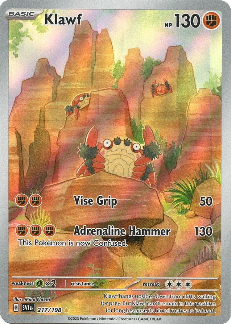 Klawf - 217/198 - SV01: Scarlet & Violet Base Set - Pokemon