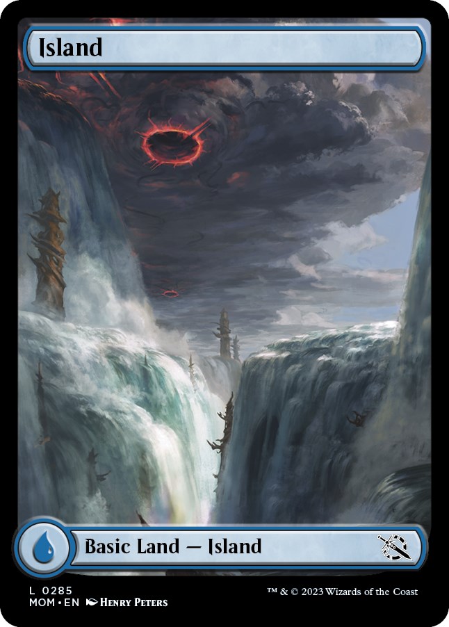 Island (0285) - March of the Machine - Magic: The Gathering