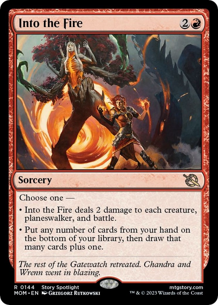 Into the Fire March of the Machine Magic The Gathering