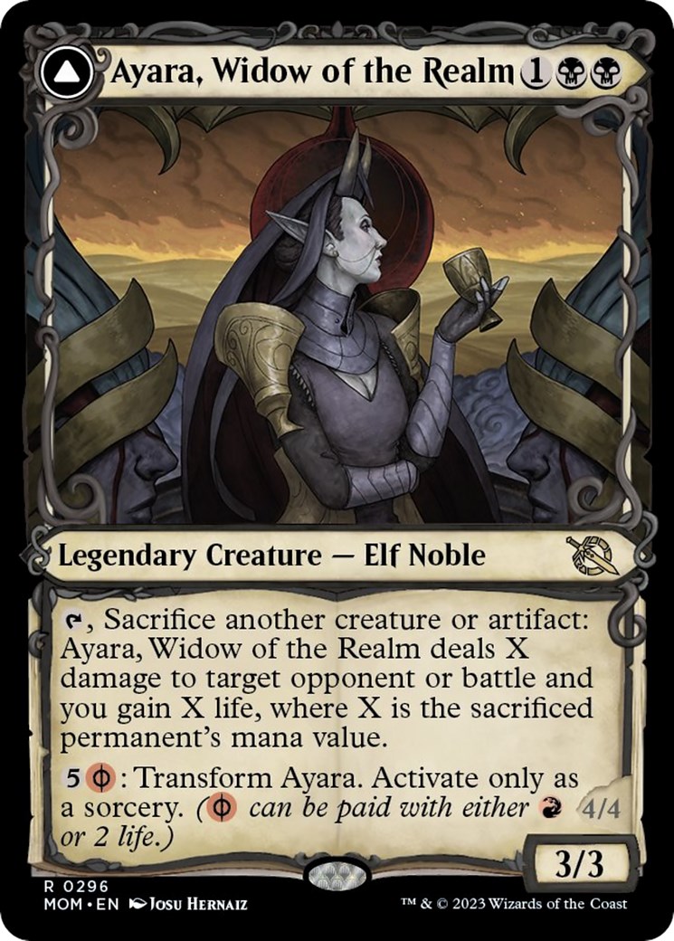 Ayara, Widow of the Realm (Showcase) - March of the Machine