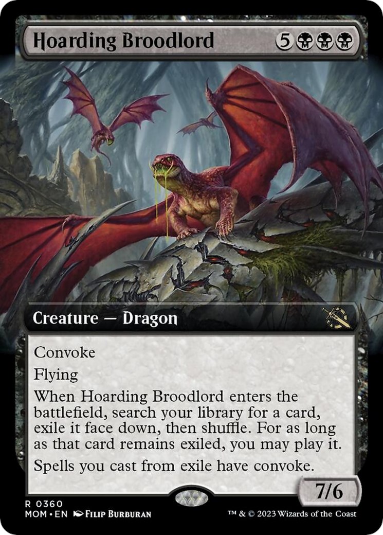 Hoarding Broodlord (Extended Art) - March of the Machine - Magic: The ...