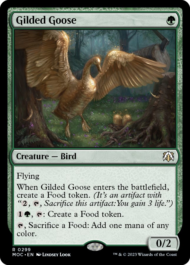 Gilded Goose Commander March of the Machine Magic The Gathering