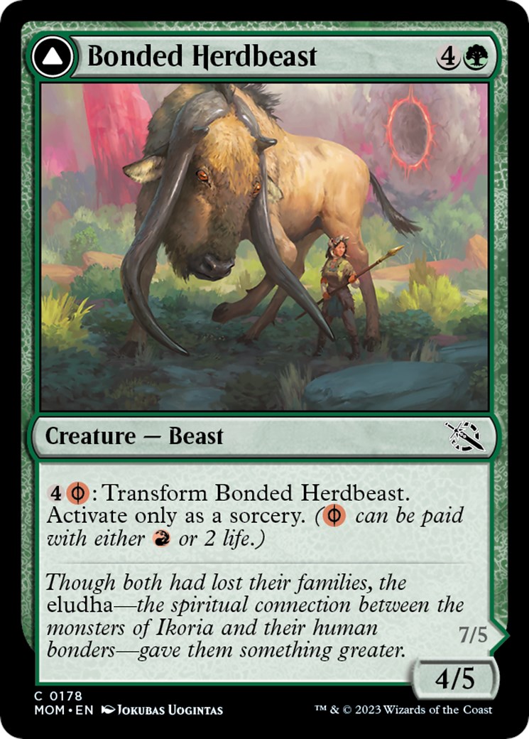 Bonded Herdbeast - March of the Machine - Magic: The Gathering