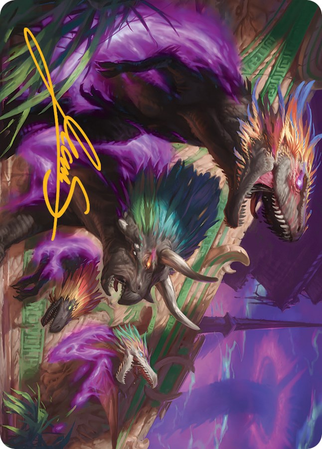 Burning Sun's Fury Art Card (GoldStamped Signature) Art Series