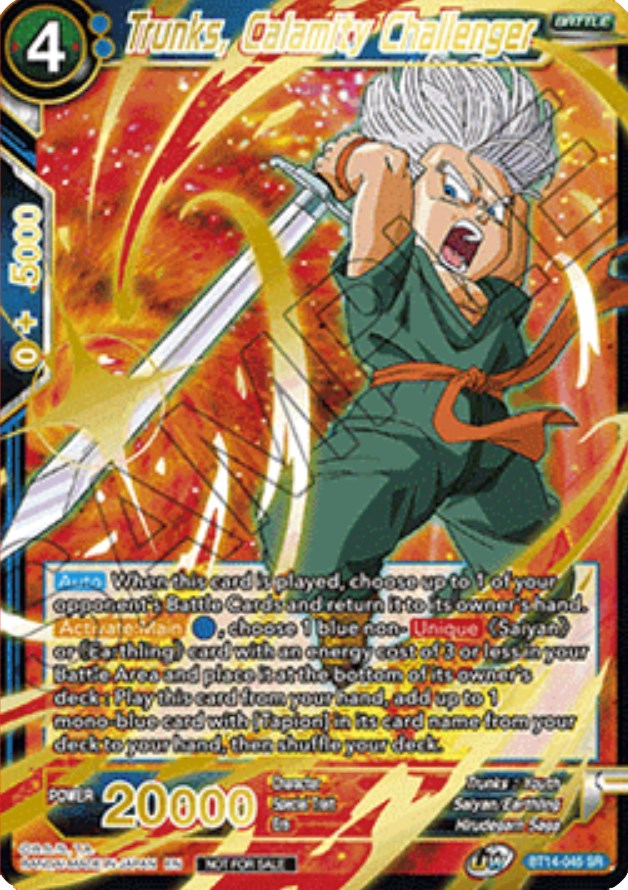 Trunks, Calamity Challenger (Alt. Art Card Set 2023 Vol. 1