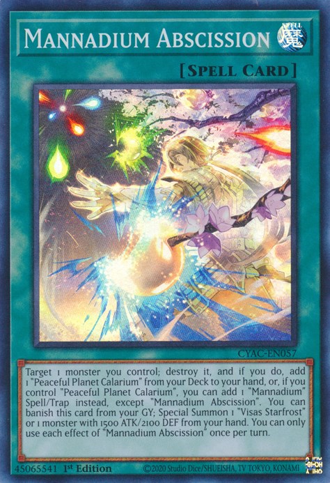 Mannadium Abscission - Cyberstorm Access - YuGiOh