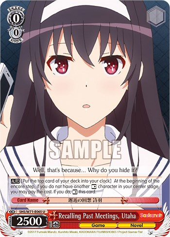 Recalling Past Meetings, Utaha - Saekano How to Raise a Boring ...