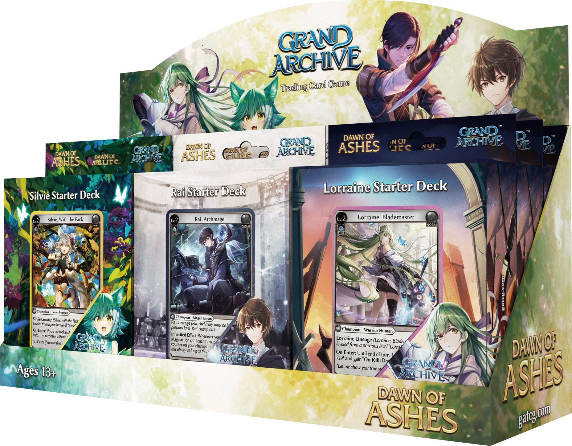 Dawn of Ashes Starter Deck Display - Dawn of Ashes Starter Decks