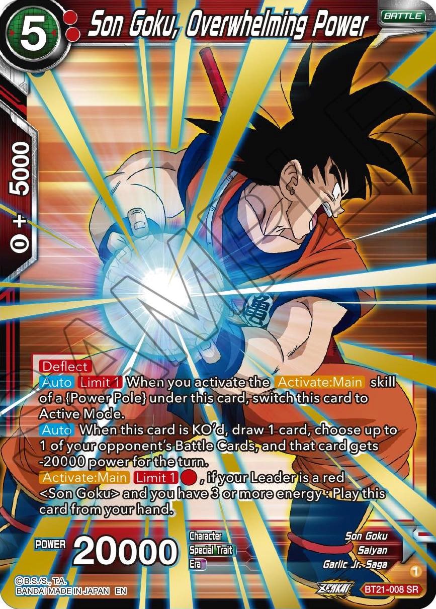 Son Goku, Overwhelming Power - Wild Resurgence - Dragon Ball Super: Masters