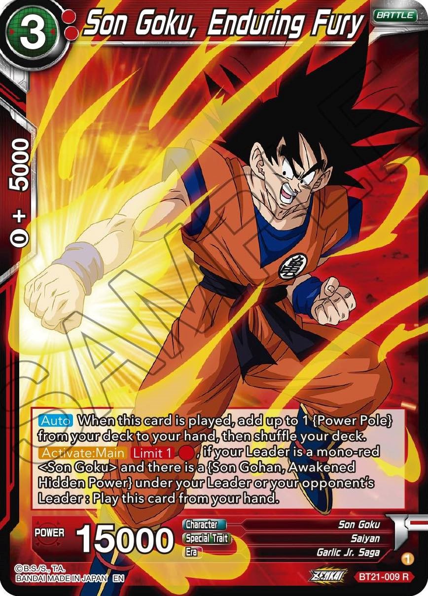 Son Goku, Enduring Fury - Wild Resurgence - Dragon Ball Super CCG