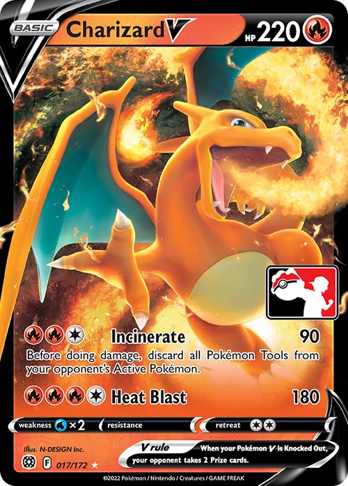 Charizard V (Prize Pack Series 2) card artwork