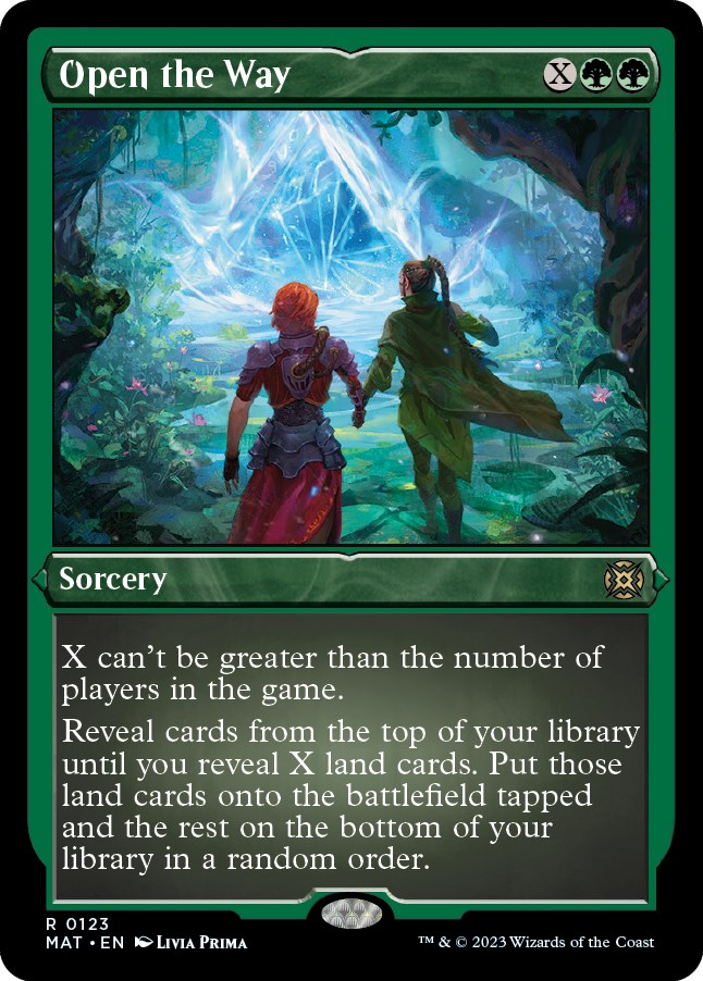 Open the Way (Foil Etched) March of the Machine The Aftermath