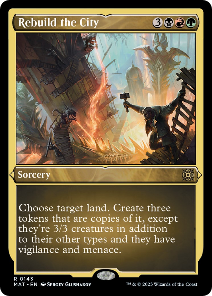 Rebuild the City (Foil Etched) - March of the Machine: The Aftermath ...