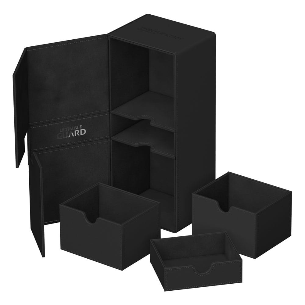 Twin Flip`n`Tray Black (Holds 266+) Ultimate Guard Deck Boxes